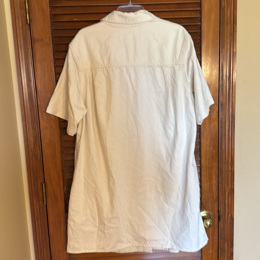 Universal Thread Off-White Button-Down Dress - Picture 5 of 5